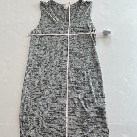 J. Crew Sleeveless Gray T-Shirt Dress/Tunic/Cover-Up, Pocket, Lightweight, S - Picture 8 of 10